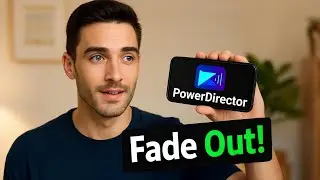 How to Fade Video in Background in PowerDirector (Editing Tutorial)