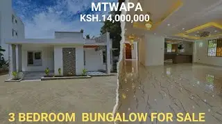 Inside Kes.14,000,000  3 Bedroom  #flatroof #bungalow #forsale in #mtwapa mtomodoni