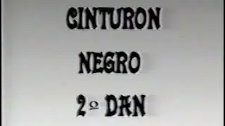 Gokyo de Jiu-Jitsu CINTURON NEGRO - 2º DAN, 2001