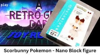 Scorbunny Pokemon - Nano Block figure, Unboxing and build