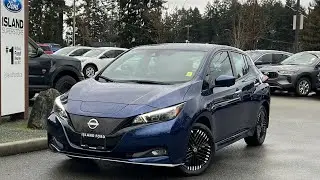 2023 Nissan Leaf SV Plus Electric + Winter Package, Trailer Tow Hitch Review | Island Ford 25144A