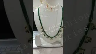 #customised #chains #polkichain #cuttingbeads #handmade #handmadecollection