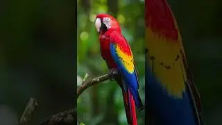 #short #birds #wildlifeentertainment #parrot #birds4k #amazonjungle #wildlife #colorfulbirds #amazon