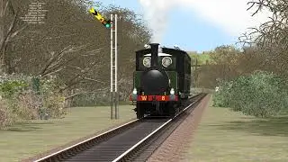 Southern Freshwater 8 Red Timetable Service near Smallbrook Junction