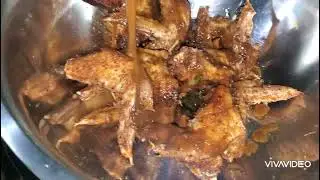 Basil Wings W/ Garlic Thai Noodles