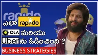 How RAPIDO Destroyed OLA & UBER ? | How RAPIDO Beats Competition ? | Business Case Study In Telugu