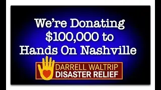 Darrell Waltrip Automotive  - Disaster Relief Donation To HandsIOn Nashville