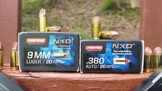 Баллистический тест патронов Norma Non-eExpanding Defense (NXD) .380 ACP и 9 мм