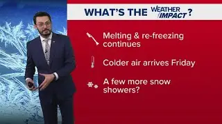 Freeze-thaw cycle on the way, with another cold plunge this weekend