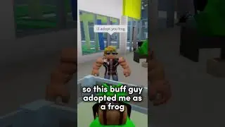 trolling as a FROG on roblox.. 🐸😂 #roblox #shorts
