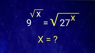 Math Olympiad Exponential Question | Can You Solve This? | Find X |International Math Olympiad