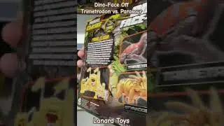 Dino-Face Trimetrodon vs. Parasaur Primal Clash playset toy dinosaur Lanard Toys