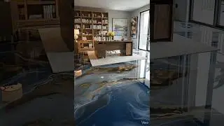 &ldquo;Luxury Epoxy Floor Transformation | High-End Home Office Timelapse Renovation in 8K&rdquo;