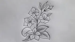 Flower Design Drawing | Cushion Cover Design | Pillow Cover | Flower Drawing 🌼 🌸