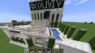 I made a mansion with blast proof vault door and heli pad