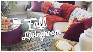 NEW! Cozy Fall Livingroom | Decorate With Me | Kenya's Decor Corner #fall2024 #cozyfall