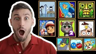 Subway surfers, shape shifting, save the doge , stick robber stealing 😊