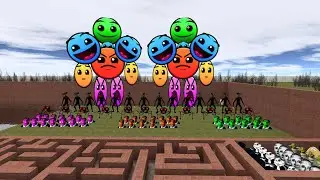I Survived OBUNGA&rsquo;s CRAZY Big Maze Run! | Ultimate Nextbots Pack | GMod | PlayZone