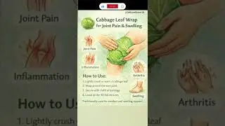 &ldquo;Joint pain? Try this simple cabbage leaf wrap 🍃 Ancient remedy, powerful relief!&rdquo; #jointpainrelief