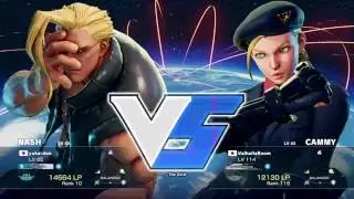 SFV - yuka-don (Nash) Vs ValhallaRoom (Cammy)