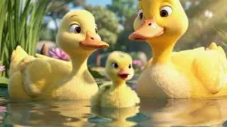 The duck love story 🦆💛 musical story for kids 🎶🌈 Yaii Kids
