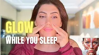 5-Minute Bedtime Face Yoga | Anti-Aging Night Routine for Glowing Skin & Better Sleep 💆🏻&zwj;♀️🌿