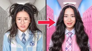 Nerd Girl Glow Up into Popular College Queen Overnight
