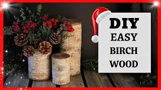 EASY FREE DIY BIRCH WOOD! | DOLLAR TREE FALL DIY