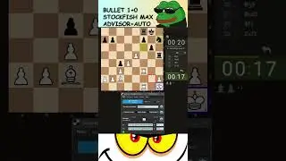 How to crush Stockfish on lichess?😎 #chess #brilliantmove #chessbot