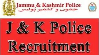 BREAKING NEWS J&K POLICE RECRUITMENT 2021- official - posts breakup district wise.