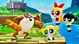 MultiVersus - Powerpuff Girls and Taz Unique Interactions HD