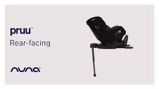 How to install Nuna PRUU convertible car seat rear-facing | Tutorial