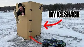Building a DIY Cardboard Ice Shack!