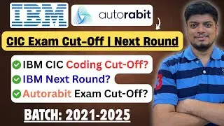 🔥आईबीएम कट-ऑफ 2025 | अगला राउंड | आईबीएम सीआईसी परीक्षा कट ऑफ | ऑटोरैबिट परीक्षा कट ऑफ 2025 | अगल...