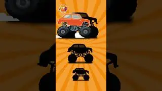 Which Monster Truck is the Smallest? | Learn English with Trucks!