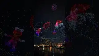 Drones que iluminan el cielo y crean arte en el aire  &iexcl;Un espect&aacute;culo incre&iacute;ble desde China!