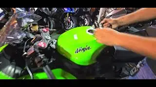 kawasaki ninja zx6r 636cc 2013وارد يابان وبحالة الوكالة العنوان بغداد حي القاهرة مدخل الدلفية #ترند