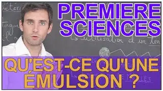 Qu'est-ce qu'une émulsion ? - Sciences 1ère ES/L - Les Bons Profs