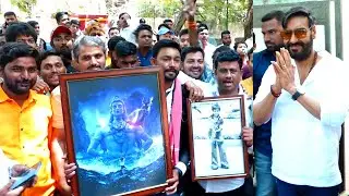 Ajay Devgn Meets His Fans On Occasion Of His Birthday Outside His Residence || Bollywood Mastiz