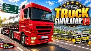 Truck Simulator Europe Gameplay: Delivering Oil Tanker | Truck Simulator Europe High Graphics 🔥