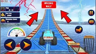 US Monster Truck Driving Impossible Truck Stunts - 4x4 Truck Games - Android Gameplay #2