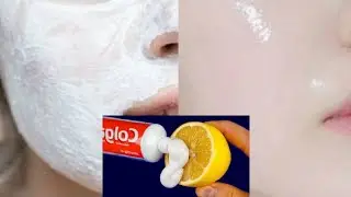 Colgate toothpaste for face whitening #Lemon, Colgate and Lemon! #skincare