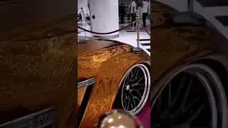Nissan GTR gold edition.