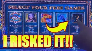 MYSTERY BONUS! AND IT PAID OFF on Sky Rider Slot Machine!!