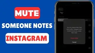 How To Mute Someone Notes On Instagram