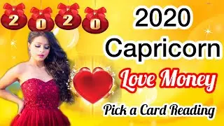 Pick a Card- CAPRICORN 2020 YEAR PREDICTION- LOVE MONEY- English Hindi- Magic Wands Tarot