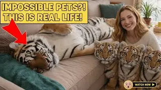 Living with Tigers My Rescued Tiger Surprised Me with 3 Adorable Cubs!