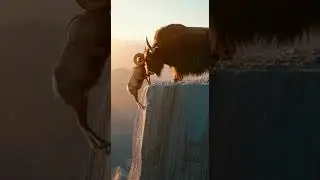 Bighorn Ram vs Wild Yak: Thunder Ridge Non-Collision Due