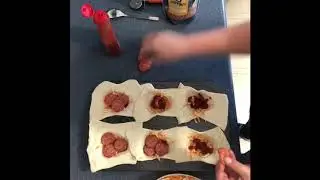 How to make the skull pizza pocket - Making lunches fun