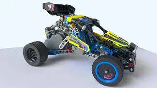 Upgrading Off-road Race Buggy with pull-back motor (Lego Technic 42164)